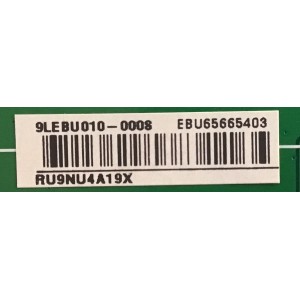 KIT DE TARJETAS PARA TV LG / MAIN EBU65665403 / EAX68253605(1.1) / FUENTE EAY65228801 / EAX68249201(1.9) / PANEL NC500DQG-VXHX3 / MODELO 50UM7300AUE.BUSJLJM